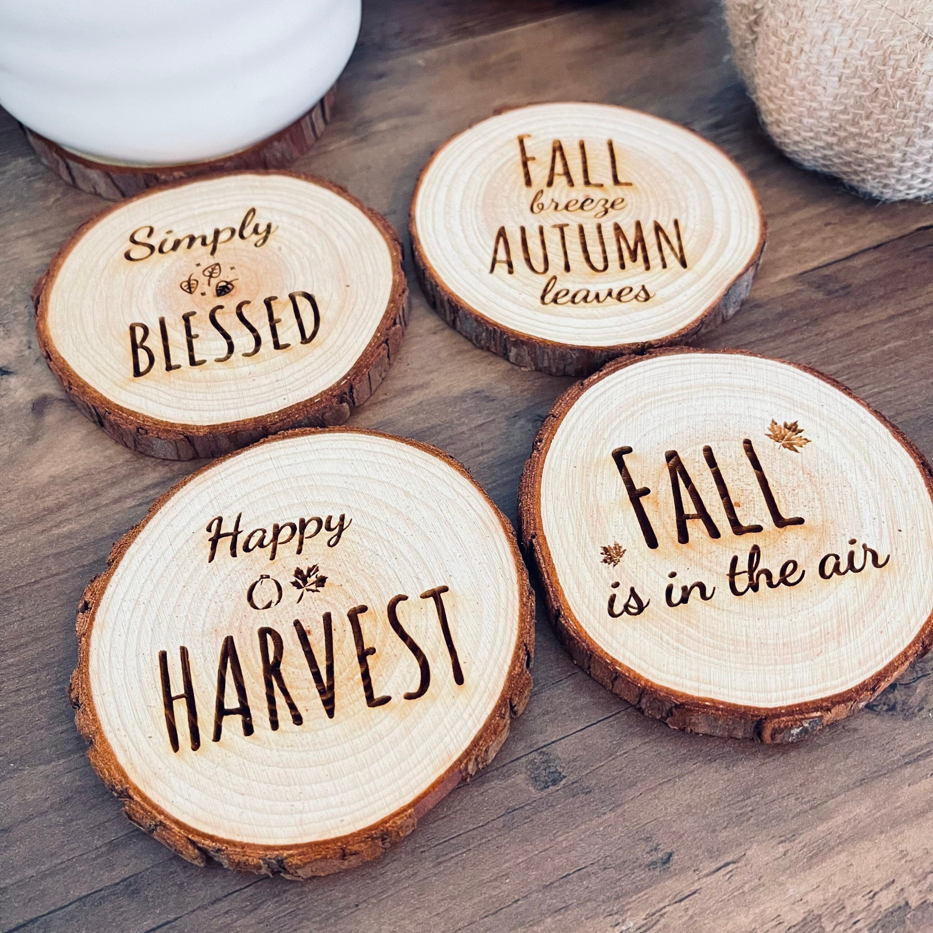 engraved-wooden-Seasonal-Coasters-and-Tableware